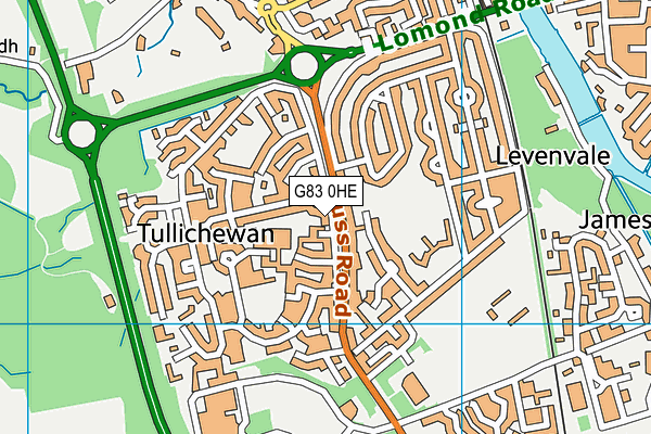 G83 0HE map - OS VectorMap District (Ordnance Survey) G83 0HE map - OS VectorMap District (Ordnance Survey)