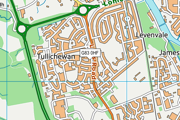 G83 0HF map - OS VectorMap District (Ordnance Survey) G83 0HF map - OS VectorMap District (Ordnance Survey)