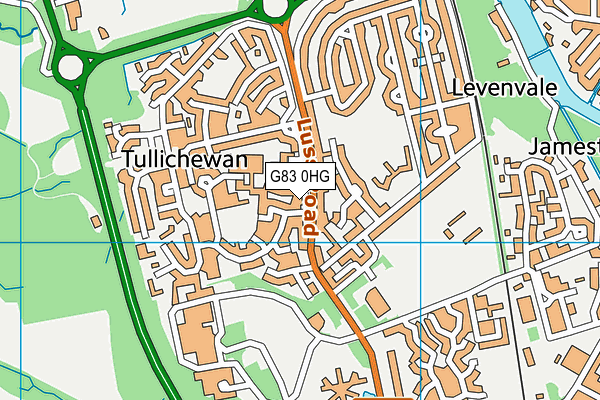 G83 0HG map - OS VectorMap District (Ordnance Survey) G83 0HG map - OS VectorMap District (Ordnance Survey)