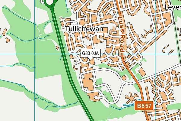 G83 0JA map - OS VectorMap District (Ordnance Survey) G83 0JA map - OS VectorMap District (Ordnance Survey)