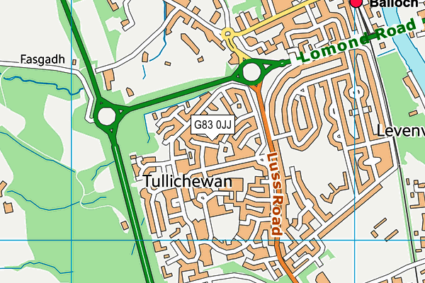 G83 0JJ map - OS VectorMap District (Ordnance Survey) G83 0JJ map - OS VectorMap District (Ordnance Survey)