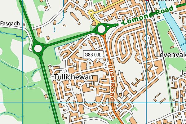 G83 0JL map - OS VectorMap District (Ordnance Survey) G83 0JL map - OS VectorMap District (Ordnance Survey)