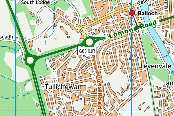 G83 0JR map - OS VectorMap District (Ordnance Survey) G83 0JR map - OS VectorMap District (Ordnance Survey)