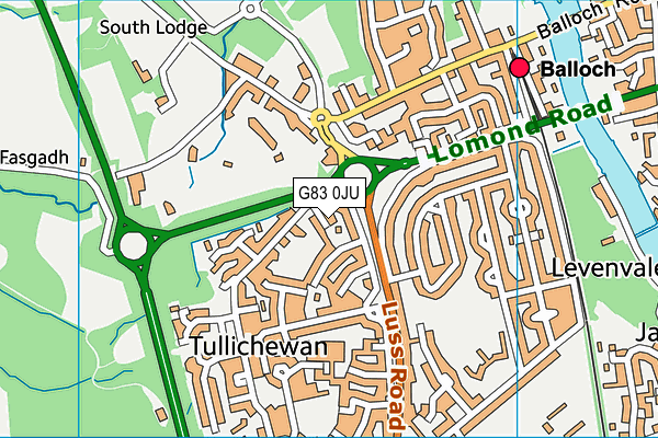 G83 0JU map - OS VectorMap District (Ordnance Survey) G83 0JU map - OS VectorMap District (Ordnance Survey)