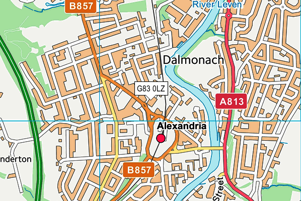 G83 0LZ map - OS VectorMap District (Ordnance Survey) G83 0LZ map - OS VectorMap District (Ordnance Survey)