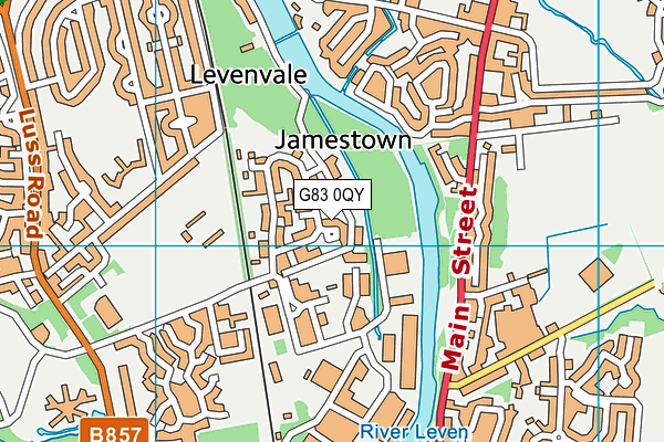 G83 0QY map - OS VectorMap District (Ordnance Survey)