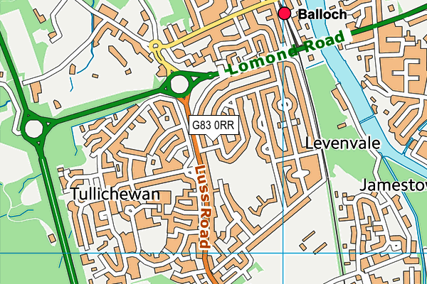 G83 0RR map - OS VectorMap District (Ordnance Survey) G83 0RR map - OS VectorMap District (Ordnance Survey)