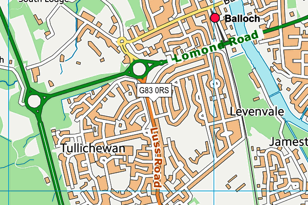 G83 0RS map - OS VectorMap District (Ordnance Survey) G83 0RS map - OS VectorMap District (Ordnance Survey)