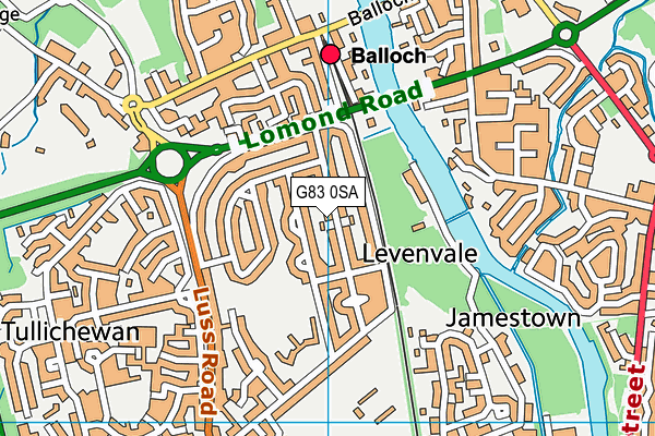G83 0SA map - OS VectorMap District (Ordnance Survey) G83 0SA map - OS VectorMap District (Ordnance Survey)