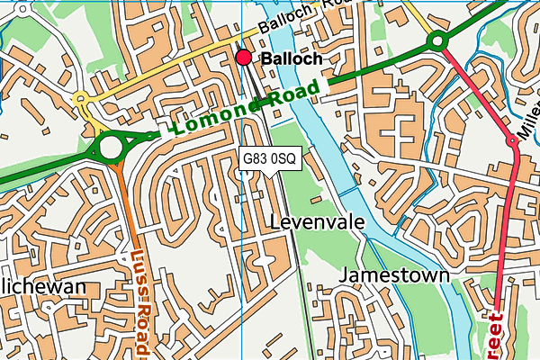 G83 0SQ map - OS VectorMap District (Ordnance Survey) G83 0SQ map - OS VectorMap District (Ordnance Survey)