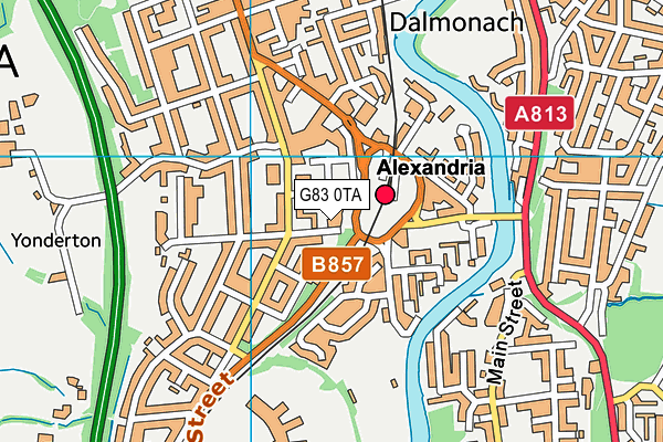 G83 0TA map - OS VectorMap District (Ordnance Survey) G83 0TA map - OS VectorMap District (Ordnance Survey)
