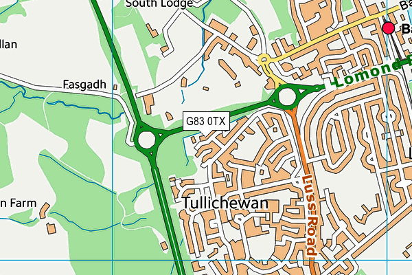 G83 0TX map - OS VectorMap District (Ordnance Survey) G83 0TX map - OS VectorMap District (Ordnance Survey)