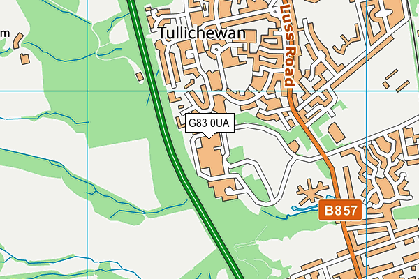 G83 0UA map - OS VectorMap District (Ordnance Survey) G83 0UA map - OS VectorMap District (Ordnance Survey)