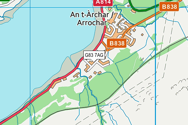 G83 7AG map - OS VectorMap District (Ordnance Survey) G83 7AG map - OS VectorMap District (Ordnance Survey)