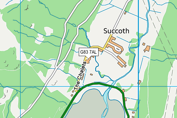 G83 7AL map - OS VectorMap District (Ordnance Survey) G83 7AL map - OS VectorMap District (Ordnance Survey)
