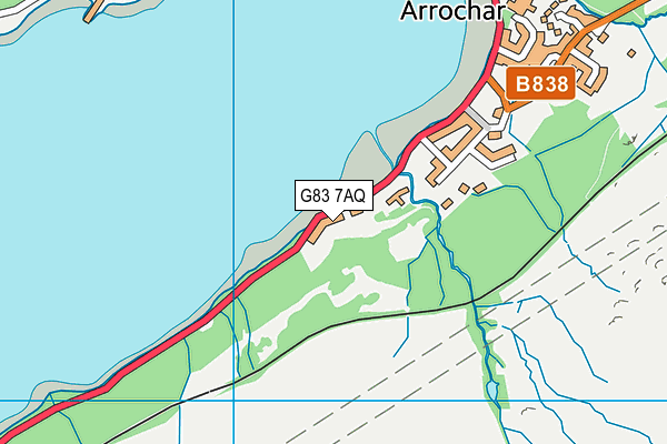 G83 7AQ map - OS VectorMap District (Ordnance Survey) G83 7AQ map - OS VectorMap District (Ordnance Survey)