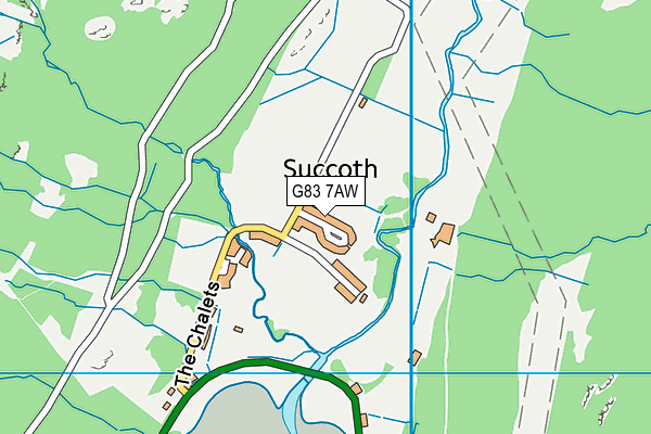 G83 7AW map - OS VectorMap District (Ordnance Survey) G83 7AW map - OS VectorMap District (Ordnance Survey)