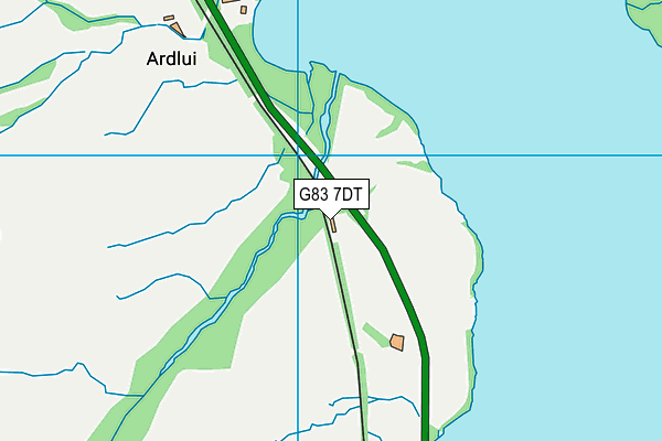 G83 7DT map - OS VectorMap District (Ordnance Survey)
