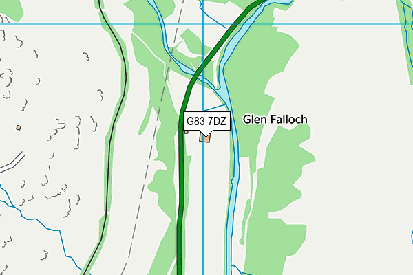 G83 7DZ map - OS VectorMap District (Ordnance Survey) G83 7DZ map - OS VectorMap District (Ordnance Survey)