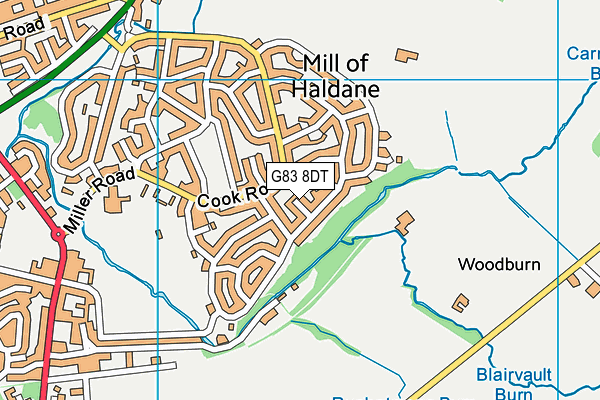 G83 8DT map - OS VectorMap District (Ordnance Survey) G83 8DT map - OS VectorMap District (Ordnance Survey)