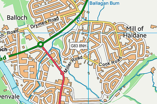 G83 8NH map - OS VectorMap District (Ordnance Survey) G83 8NH map - OS VectorMap District (Ordnance Survey)