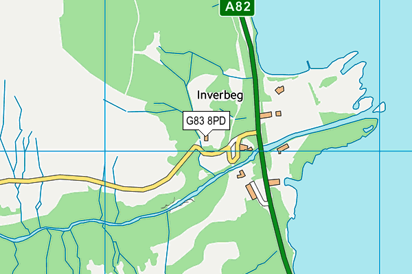 G83 8PD map - OS VectorMap District (Ordnance Survey)