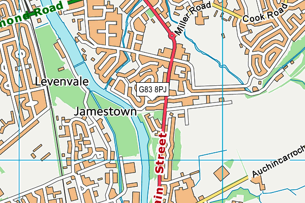 G83 8PJ map - OS VectorMap District (Ordnance Survey) G83 8PJ map - OS VectorMap District (Ordnance Survey)
