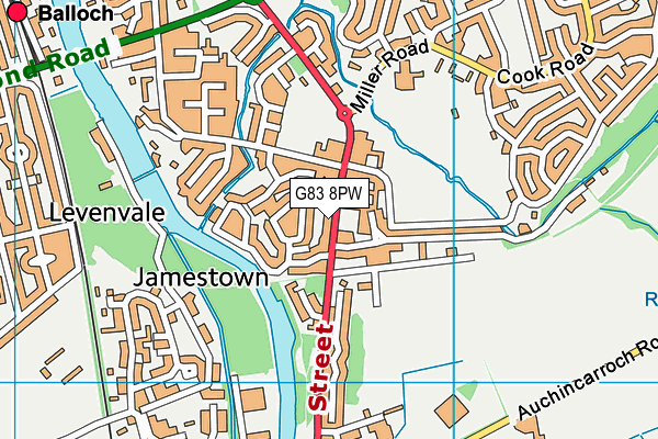 G83 8PW map - OS VectorMap District (Ordnance Survey) G83 8PW map - OS VectorMap District (Ordnance Survey)