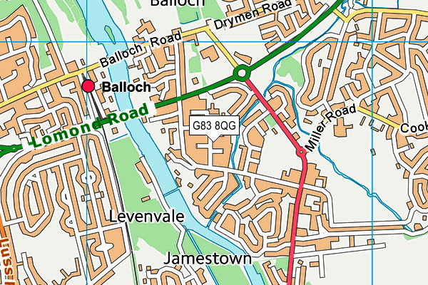 G83 8QG map - OS VectorMap District (Ordnance Survey) G83 8QG map - OS VectorMap District (Ordnance Survey)