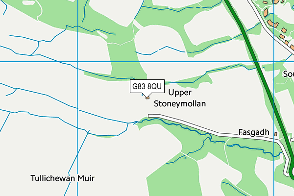 G83 8QU map - OS VectorMap District (Ordnance Survey)