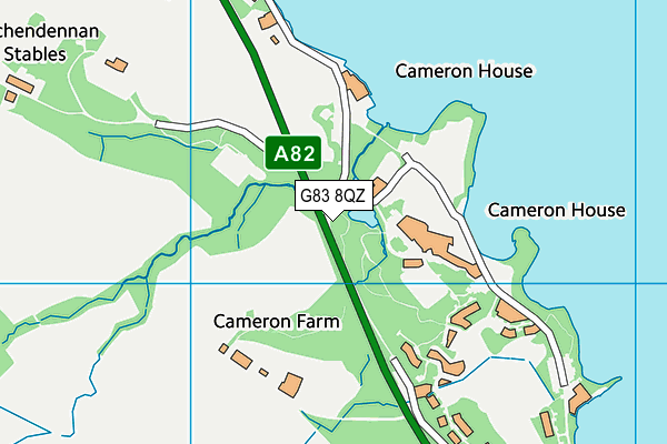 G83 8QZ map - OS VectorMap District (Ordnance Survey) G83 8QZ map - OS VectorMap District (Ordnance Survey)