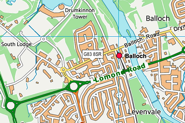 G83 8SR map - OS VectorMap District (Ordnance Survey) G83 8SR map - OS VectorMap District (Ordnance Survey)