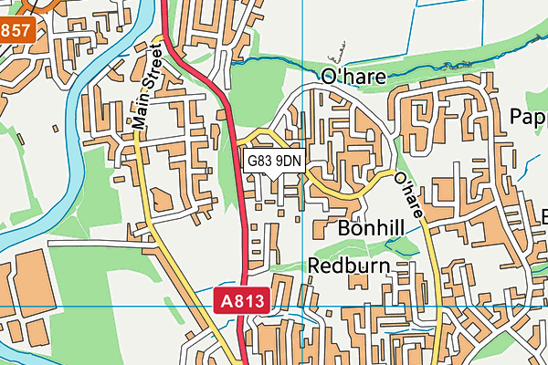 G83 9DN map - OS VectorMap District (Ordnance Survey) G83 9DN map - OS VectorMap District (Ordnance Survey)