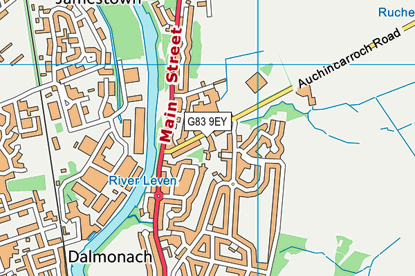 G83 9EY map - OS VectorMap District (Ordnance Survey) G83 9EY map - OS VectorMap District (Ordnance Survey)