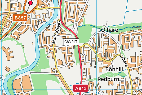 G83 9JT map - OS VectorMap District (Ordnance Survey) G83 9JT map - OS VectorMap District (Ordnance Survey)