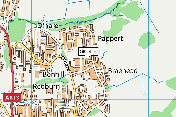 G83 9LH map - OS VectorMap District (Ordnance Survey) G83 9LH map - OS VectorMap District (Ordnance Survey)