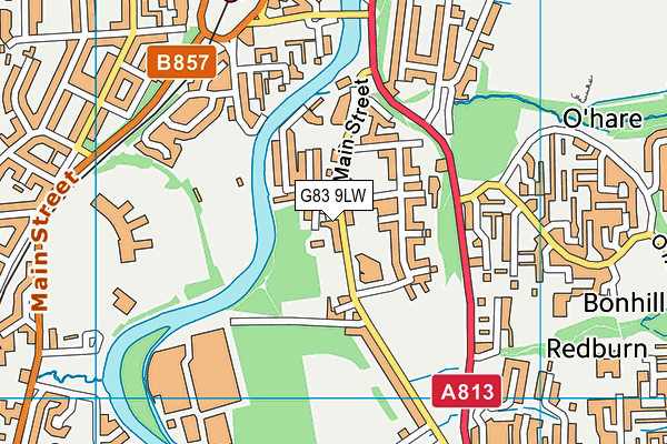 G83 9LW map - OS VectorMap District (Ordnance Survey) G83 9LW map - OS VectorMap District (Ordnance Survey)
