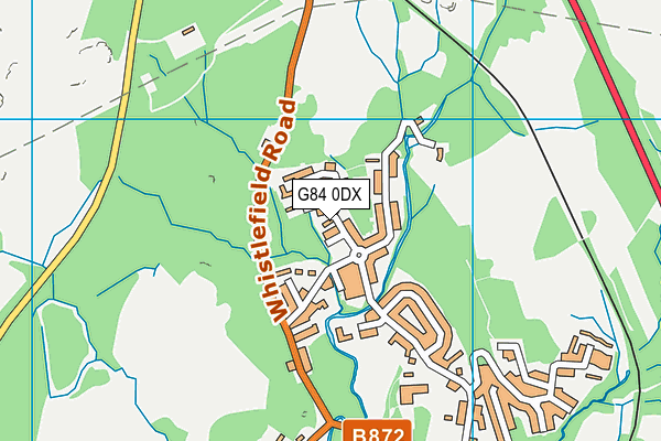 G84 0DX map - OS VectorMap District (Ordnance Survey) G84 0DX map - OS VectorMap District (Ordnance Survey)