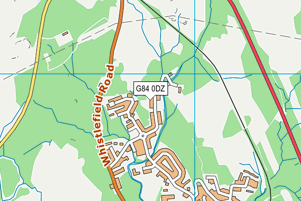 G84 0DZ map - OS VectorMap District (Ordnance Survey) G84 0DZ map - OS VectorMap District (Ordnance Survey)