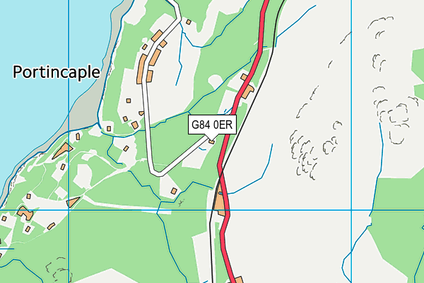 G84 0ER map - OS VectorMap District (Ordnance Survey) G84 0ER map - OS VectorMap District (Ordnance Survey)