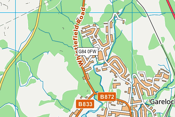 G84 0FW map - OS VectorMap District (Ordnance Survey)