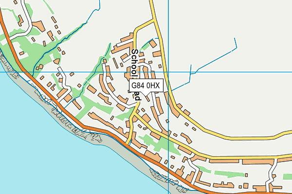 G84 0HX map - OS VectorMap District (Ordnance Survey) G84 0HX map - OS VectorMap District (Ordnance Survey)