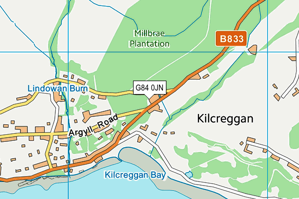 G84 0JN map - OS VectorMap District (Ordnance Survey) G84 0JN map - OS VectorMap District (Ordnance Survey)