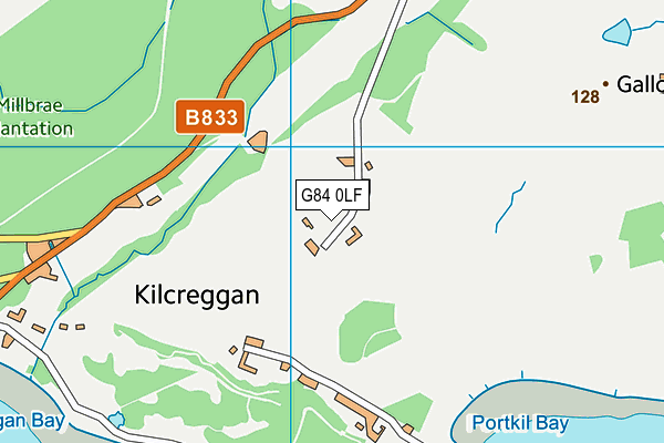 G84 0LF map - OS VectorMap District (Ordnance Survey) G84 0LF map - OS VectorMap District (Ordnance Survey)