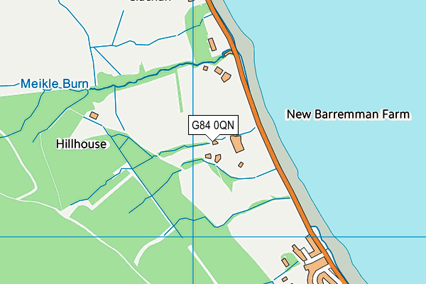 G84 0QN map - OS VectorMap District (Ordnance Survey) G84 0QN map - OS VectorMap District (Ordnance Survey)