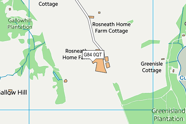 G84 0QT map - OS VectorMap District (Ordnance Survey) G84 0QT map - OS VectorMap District (Ordnance Survey)
