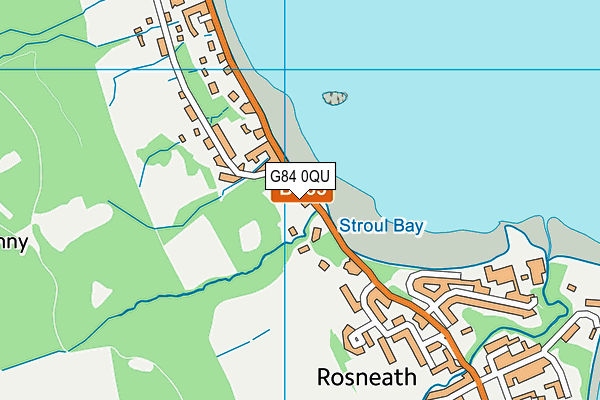 G84 0QU map - OS VectorMap District (Ordnance Survey) G84 0QU map - OS VectorMap District (Ordnance Survey)