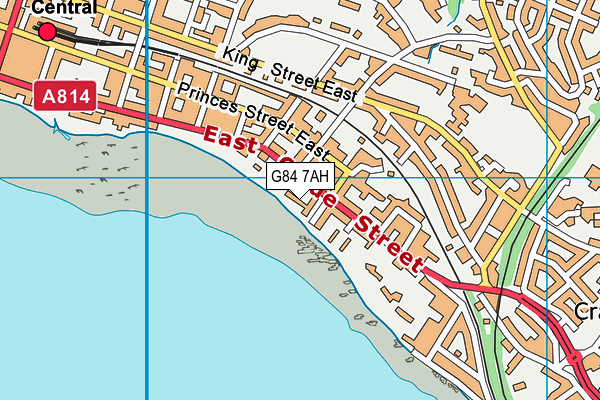 G84 7AH map - OS VectorMap District (Ordnance Survey) G84 7AH map - OS VectorMap District (Ordnance Survey)