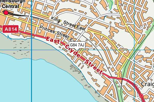 G84 7AJ map - OS VectorMap District (Ordnance Survey) G84 7AJ map - OS VectorMap District (Ordnance Survey)