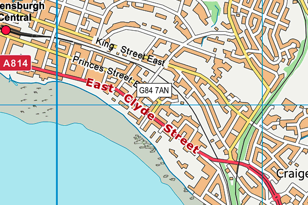 G84 7AN map - OS VectorMap District (Ordnance Survey) G84 7AN map - OS VectorMap District (Ordnance Survey)